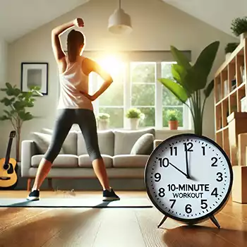 10 دقیقه ورزش روزانه