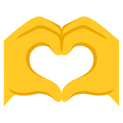 heart hands معنی ایموجی 🫶 (دست قلبی)