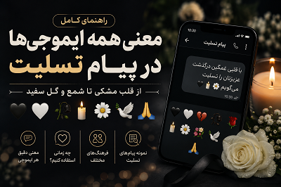 معنی ایموجی تسلیت