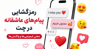 رمزگشایی پیام‌های عاشقانه در چت معنی ایموجی‌ها و واکنش‌ها