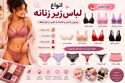 انواع لباس زیر زنانه
