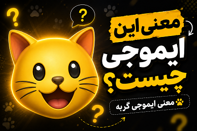 معنی ایموجی گربه